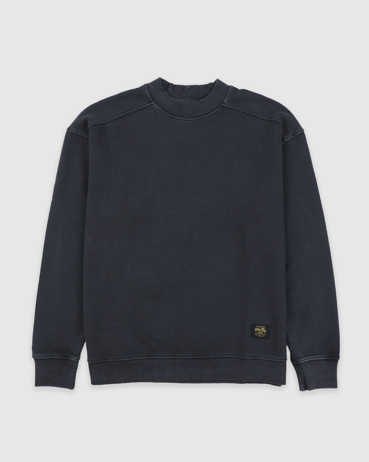 Stan Ray Crewneck Sweatshirt Pigment Dyed Black | Fast Times