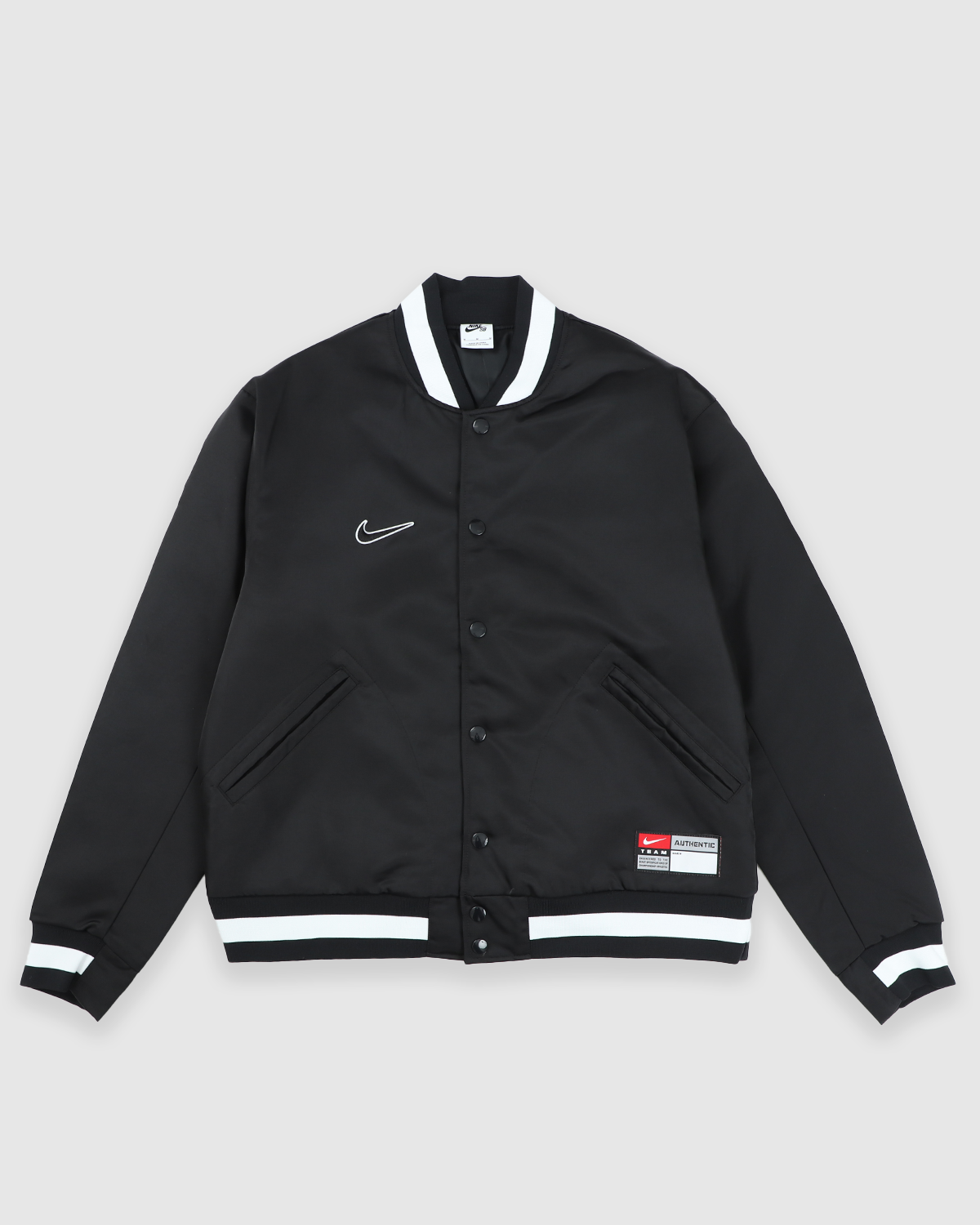 Nike Baseball Varsity Jacket Black/Black/White