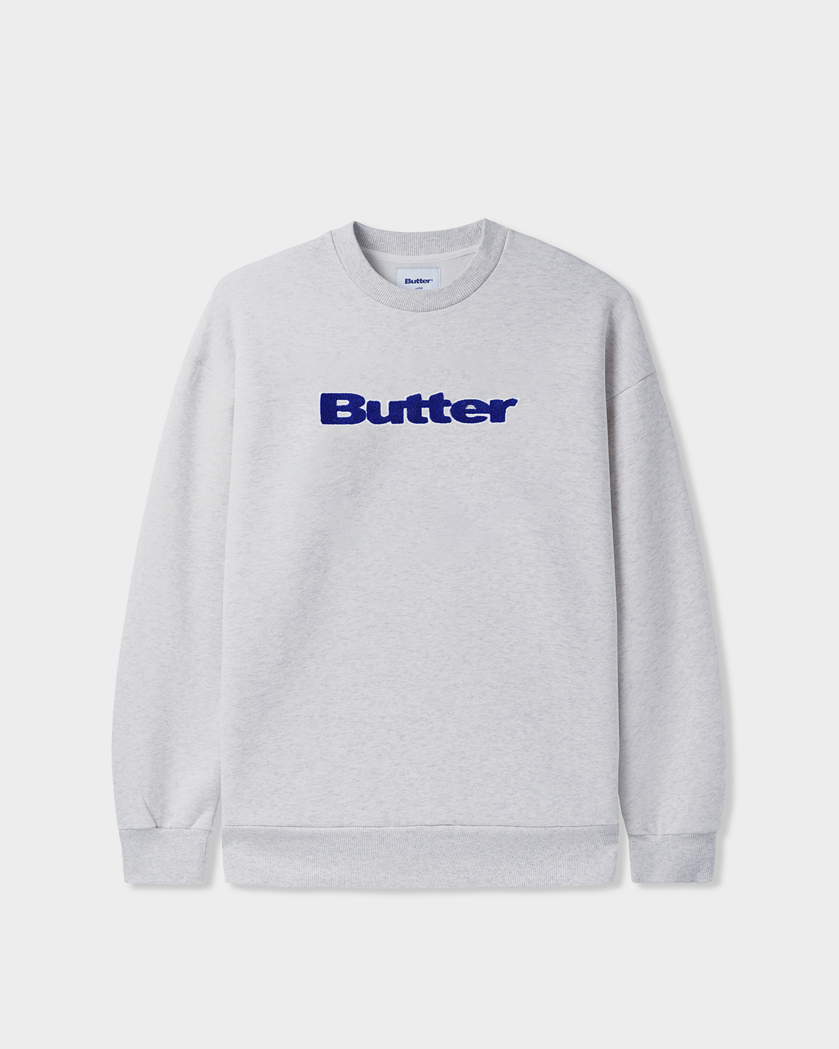 Butter Goods Flowers Knitted Crewneck Sweatshirt - Sage