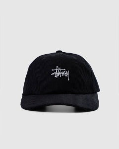 Stussy Graffiti Cord Low Pro Strapback Black