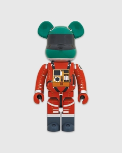 Medicom Toy Be@rbrick Space Suit Collectible Figurine 1000pc Green/Orange