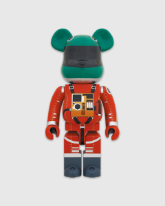 Medicom Toy Be@rbrick Space Suit Collectible Figurine 1000pc Green/Orange