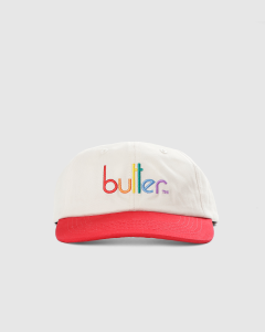 Butter Goods Colours 6 Panel Cap Natural/Cherry