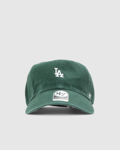 47 Brand Los Angeles Dodgers Base Runner Clean Up Strapback Dark Green