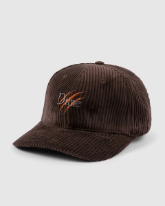 Dime Dino Corduroy Strapback Dark Brown