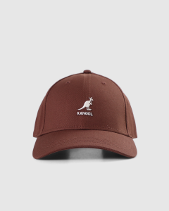 Kangol Essential Cotton Twill Baseball Cap Brown