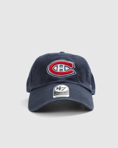 47 Brand Montreal Canadiens Clean Up Strapback Navy