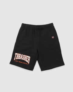 Huf x Thrasher Deep Drive Fleece Short Black