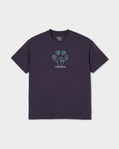 Polar Head Space T-Shirt Dark Violet