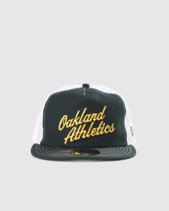 New Era The Golfer Americana Oakland Athletics OTC SnapbackDark Green/Gold