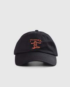 Thrasher Gonz Logo Old Timer Strapback Black/Orange