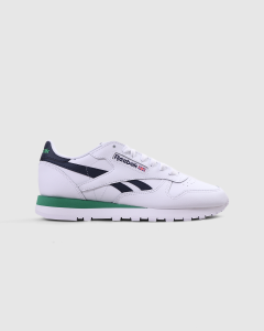 Reebok Classic Leather White/Vector Navy/Glen Green