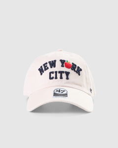 47 Brand City New York Script Clean Up W/NL Strapback Natural