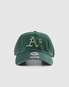 47 Brand Oakland Athletics Ballpark Clean Up Strapback Dark Green