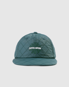 FA Quilted Spiral 6 Panel Strapback Teal