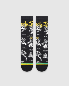 Stance Circle Jerks Socks Yellow