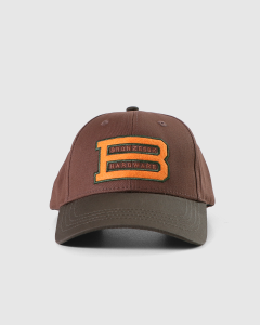 Bronze Big B Snapback Chocolate/Forest Green