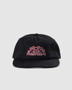 Passport Crystal 5 Panel Cap Black