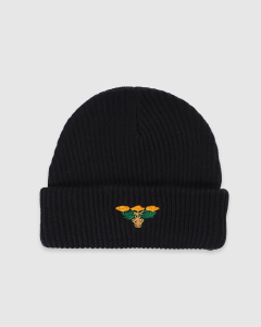 Passport Emblem Beanie Black