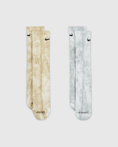 Nike Everyday Plus Cushion Crew 2Pk Socks Tie Dye Multi