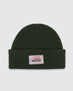 Stussy Workgear Waffle Beanie Fern Green