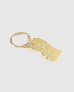 Dime Classic Flag Keychain Gold