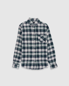 Fast Times Clark Flannel LS Shirt Blue/Green