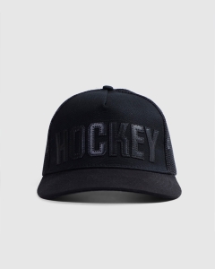 Hockey Truckstop Trucker Snapback Black