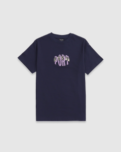 Passport Bulb Logo T-Shirt Navy