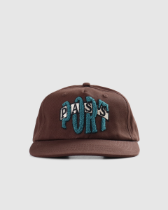 Passport Bulb Logo Snapback Brown