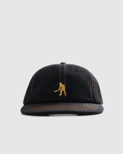 Passport Workers Club Denim Strapback Washed Black