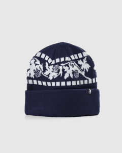 Passport Vine Beanie Navy/White