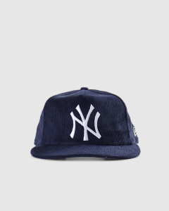 New Era Golfer New York Yankees Corduroy Snapback Navy