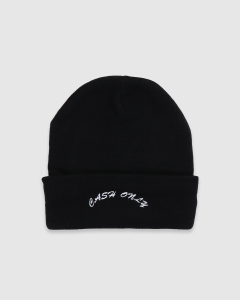 Cash Only Wordmark Logo Beanie Black