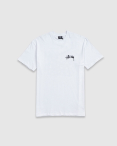 Stussy Pair Of Dice Solid T-Shirt White