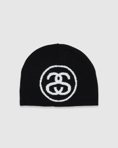 Stussy SS Link Skull Beanie Black