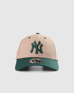 New Era 940CS New York Yankees Desert Palm Strapback Camel/Dark Green