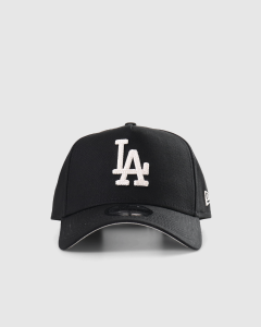 New Era 940AF Los Angeles Dodgers Chain Stitch Snapback Black/Ivory