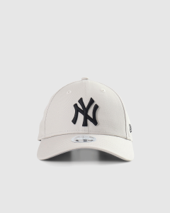 New Era Womens 940 New York Yankees Cloth Strapback Stone/Black