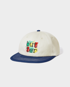 Butter Goods Scribble 6 Panel Cream/Navy