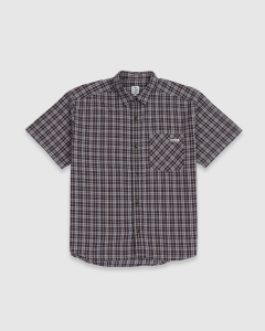 Polar Mitchell Poplin SS Shirt Graphite/Gold