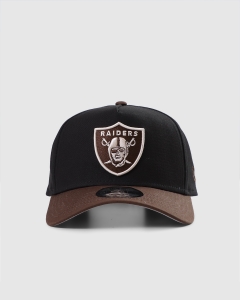 New Era 940AF Las Vegas Raiders Grizzly Snapback Black/Walnut