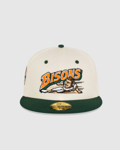 New Era 5950 Buffalo Bisons Fitted Chrome White/Rusty Green