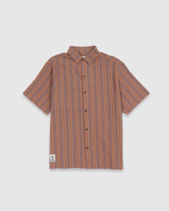 Butter Goods Terrace SS Shirt Terracotta/Steel