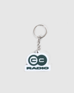 Curb Crawlers CC Radio Rubber Keychain White/Green