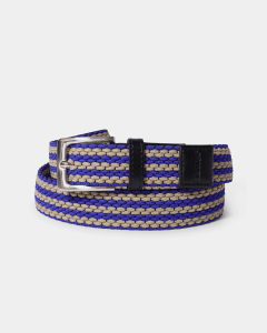 Butter Goods Braided Belt Navy/Cream