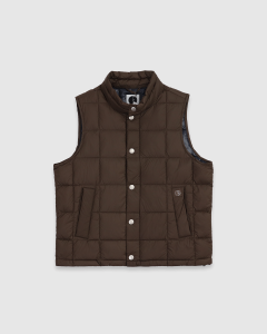 Polar Lightweight Puffer Vest Brown