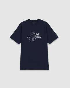 Pop Trading Pup Training T-Shirt Navy