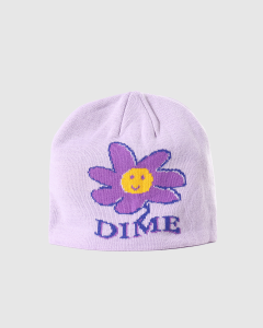 Dime Cute Flower Skull Cap Beanie Lavender