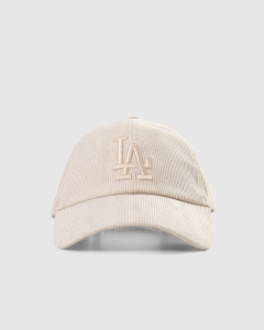 New Era Casual Classic Los Angeles Dodgers Seasonal Corduroy Strapback Cream